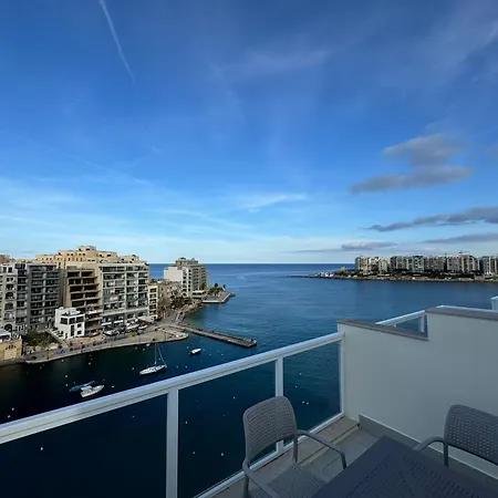 アパート Giuliani Seafront Penthouse 15 Saint Julian's